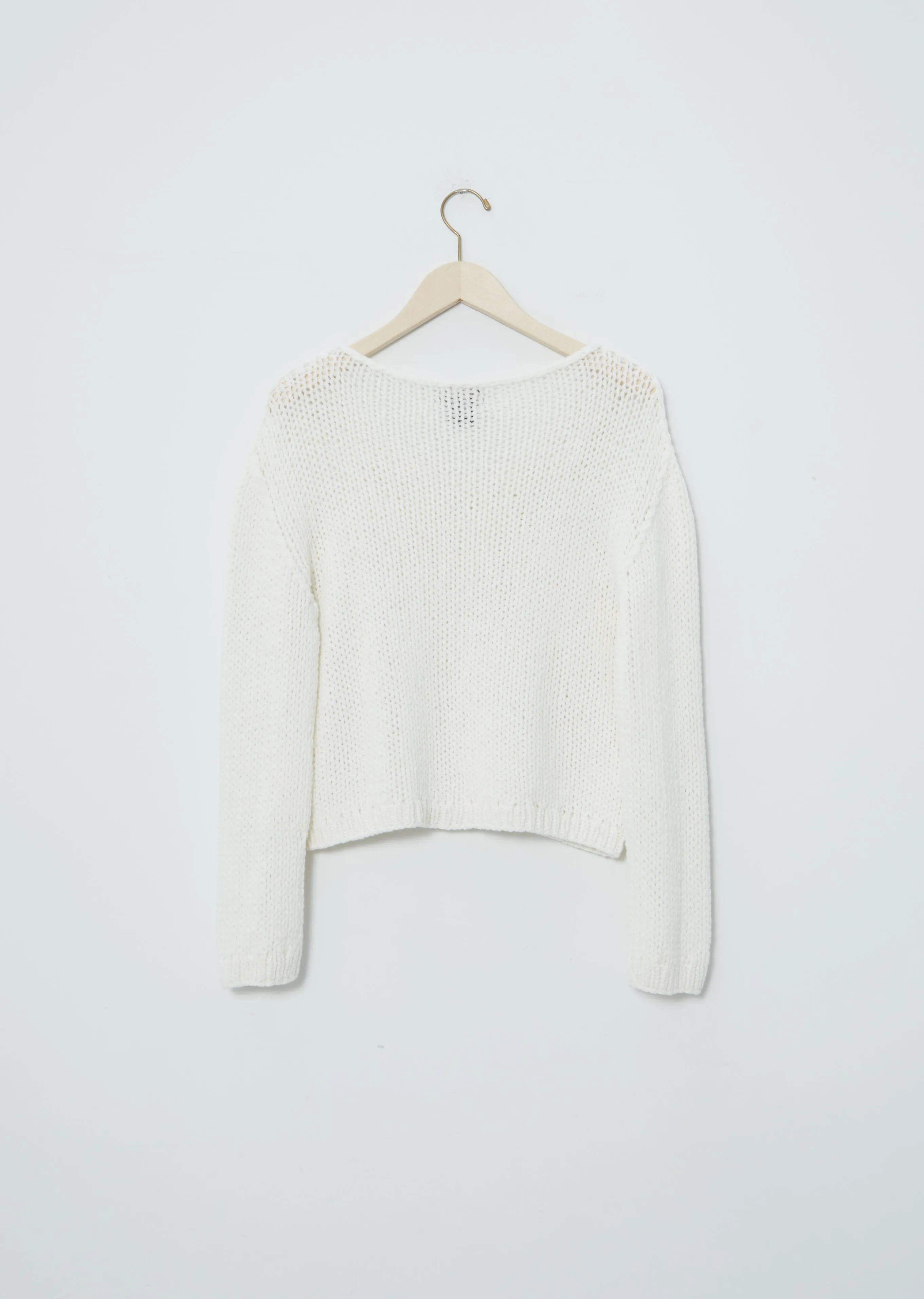 Ada Cashmere Sweater — Snow