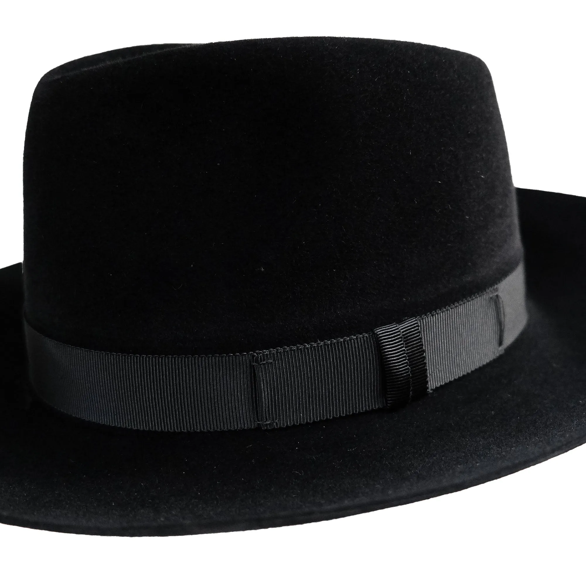 Australian Hatters |  Randwick Super Fine Furfelt | Black