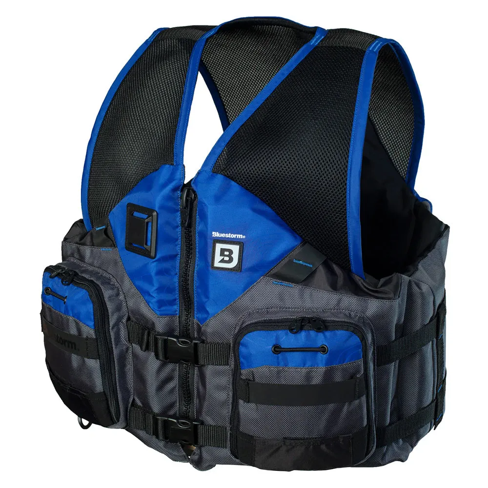 Bluestorm Sportsman Adult Mesh Fishing Life Jacket - Deep Blue - L/XL [BS-105-BLU-L/XL]