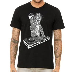 Cat DJ Men's tshirt