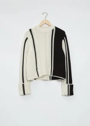 Eike Cable Knit Wool Cashmere Sweater