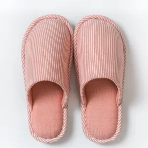 Flax Slipper Female Spring And Autumn Indoor Couple Home With Lovely Antiskid Cotton Hemp Home Pair Of Slippers Summer Man Four Seasons