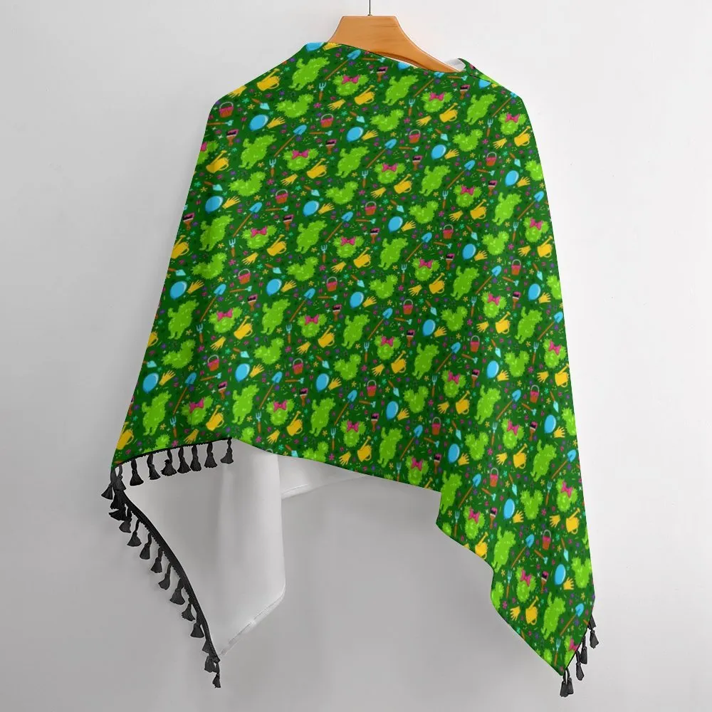 Flower And Garden Tassel Cape