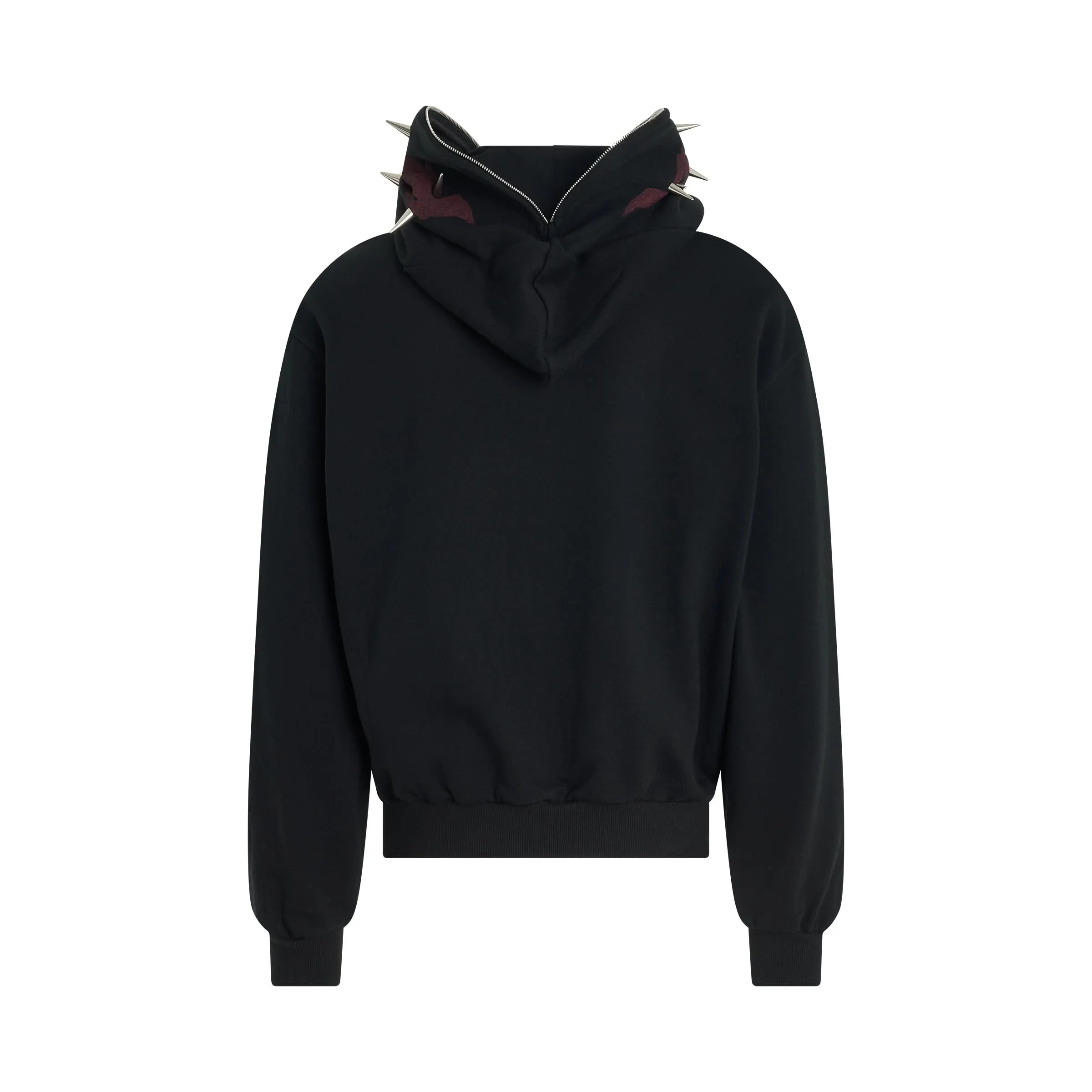 Full Zip-up Hoodie in Black