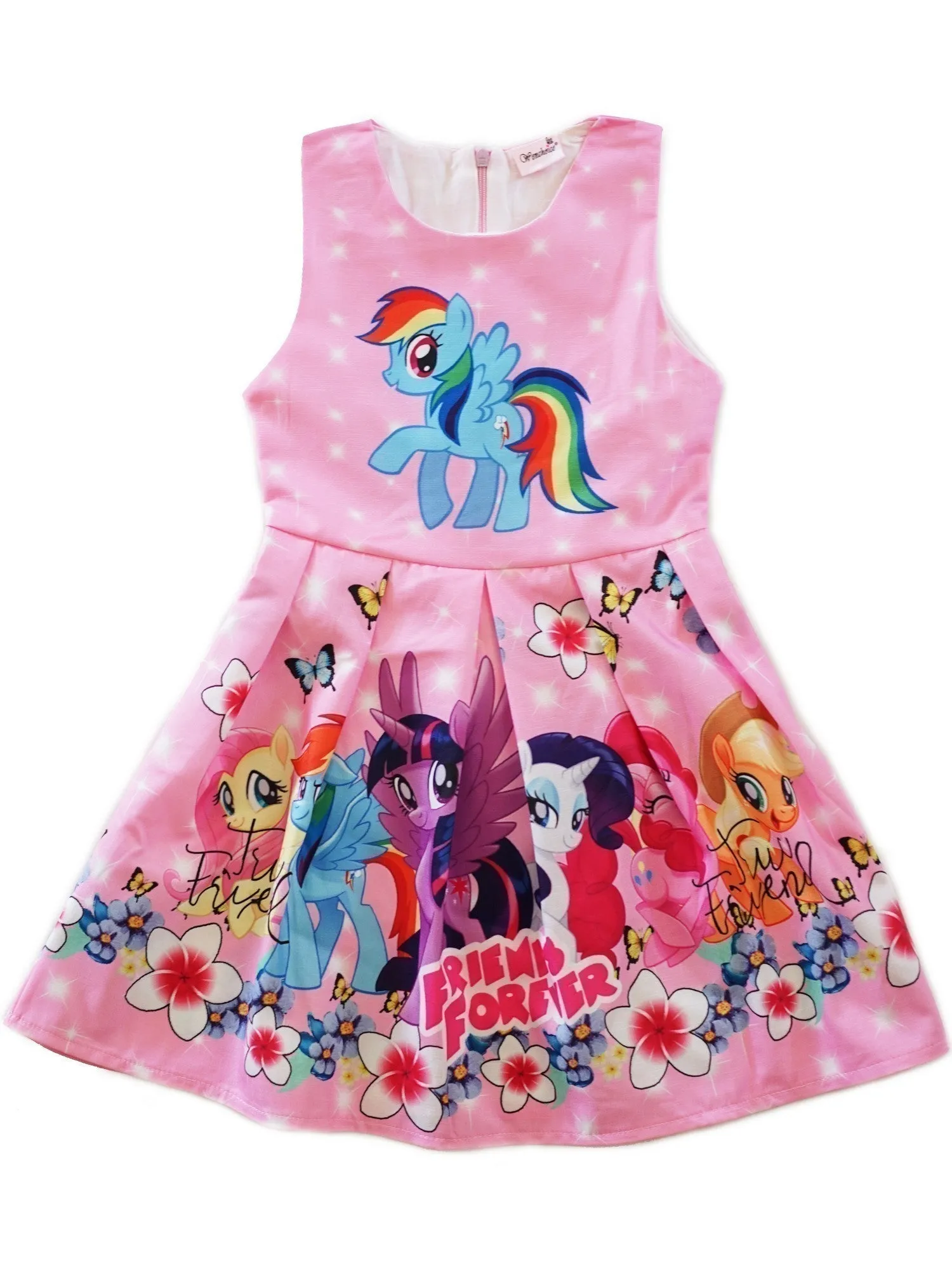 Girls Pink My Little Pony Friends Forever A-Line Dress 9M-8