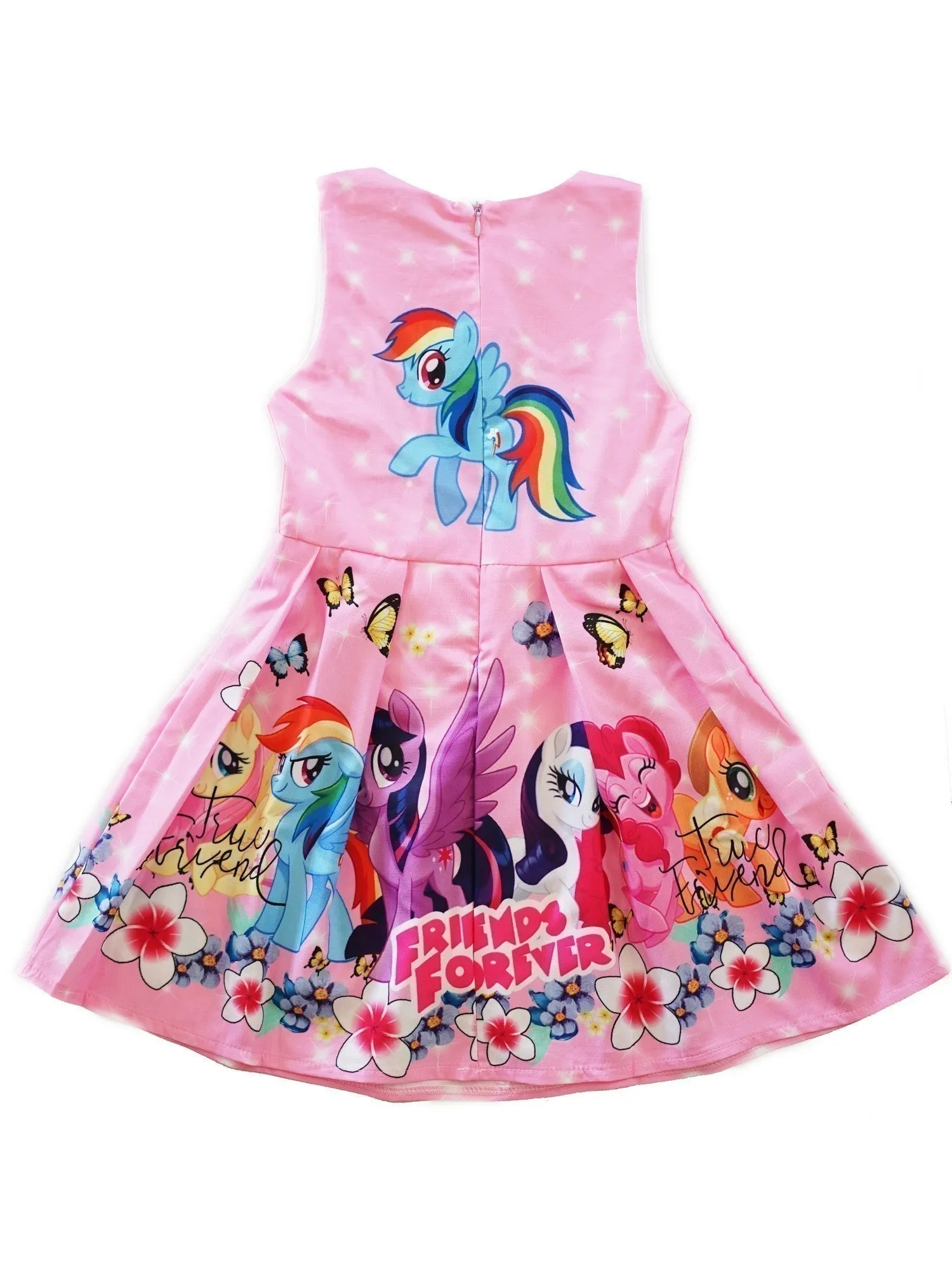 Girls Pink My Little Pony Friends Forever A-Line Dress 9M-8