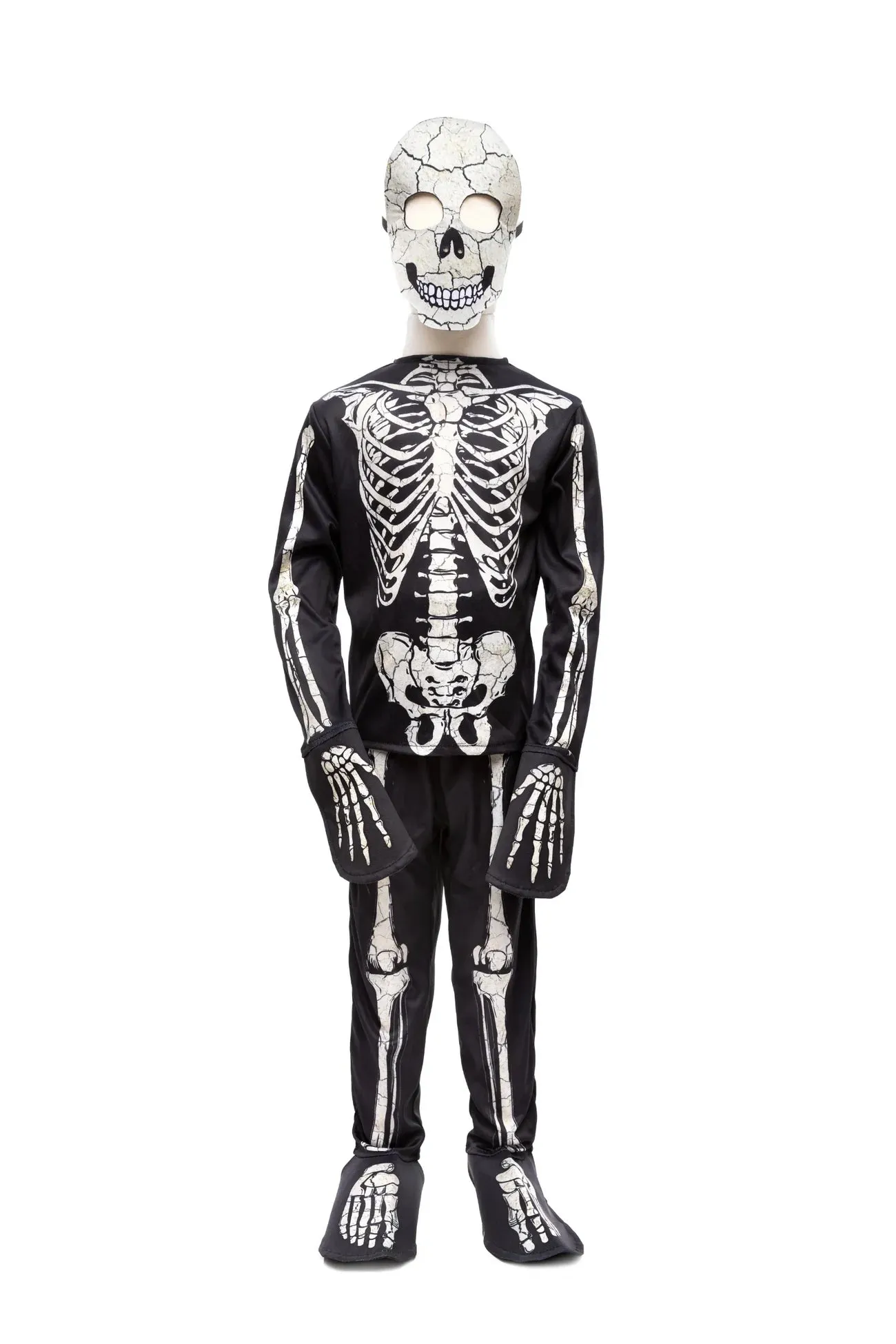 Great Pretenders Glow in the Dark Skeleton Shirt, Pants & Mask