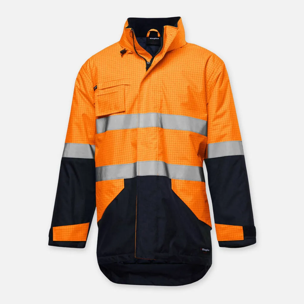 Hi-Vis Anti Static Waterproof Reflective Work Jacket - K55035