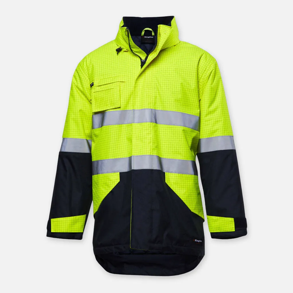 Hi-Vis Anti Static Waterproof Reflective Work Jacket - K55035