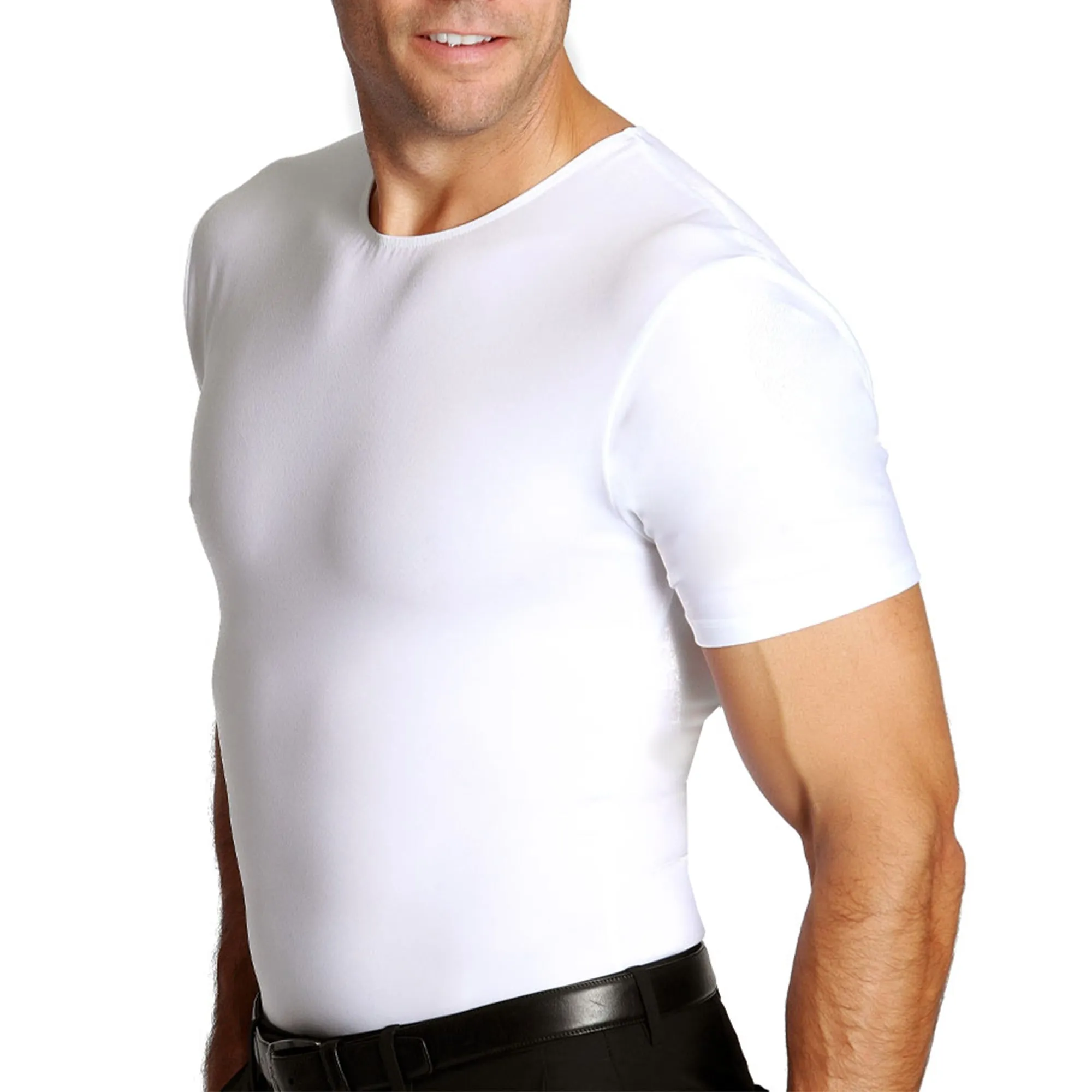 Insta Slim Compression Crew Neck Shirt TS0001