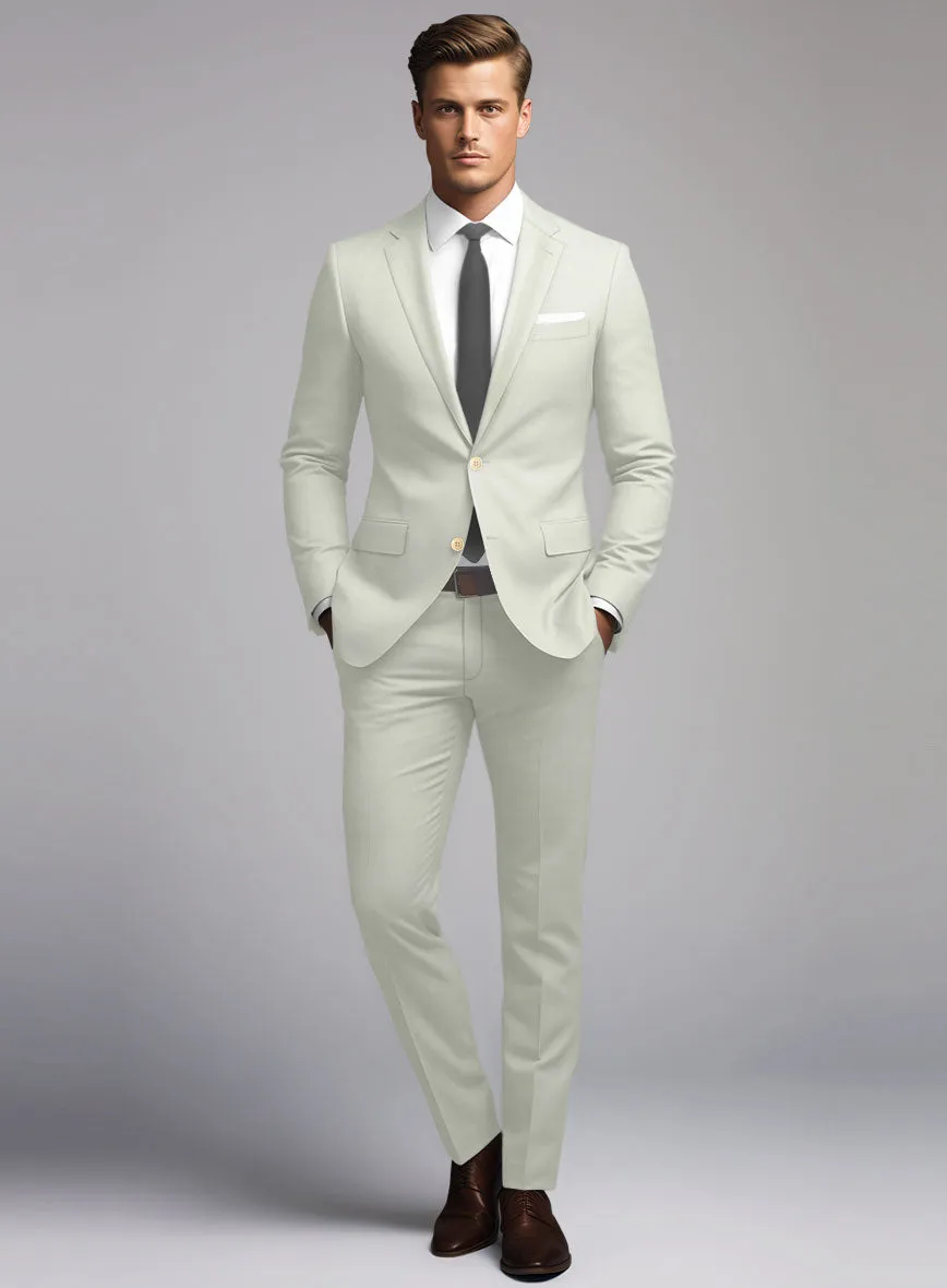 Marco Stretch Pale Green Wool Suit