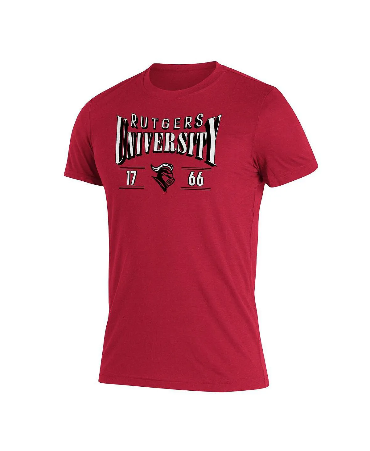 Men's Scarlet Rutgers Scarlet Knights Along The Shadow Tri-Blend adidas T-Shirt