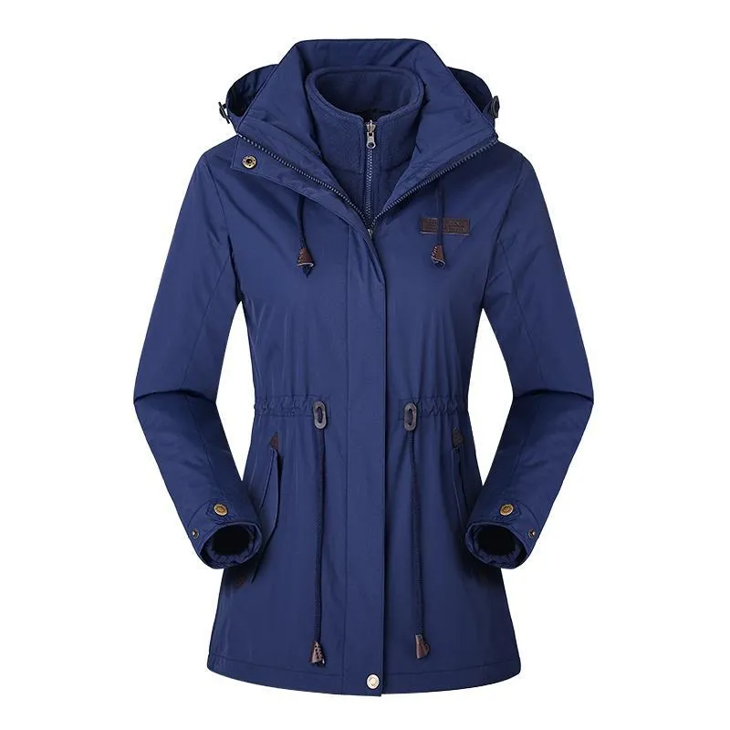 Multi-color Optional Medium And Long Jackets Outdoor Fashion Can Be Waist Warm