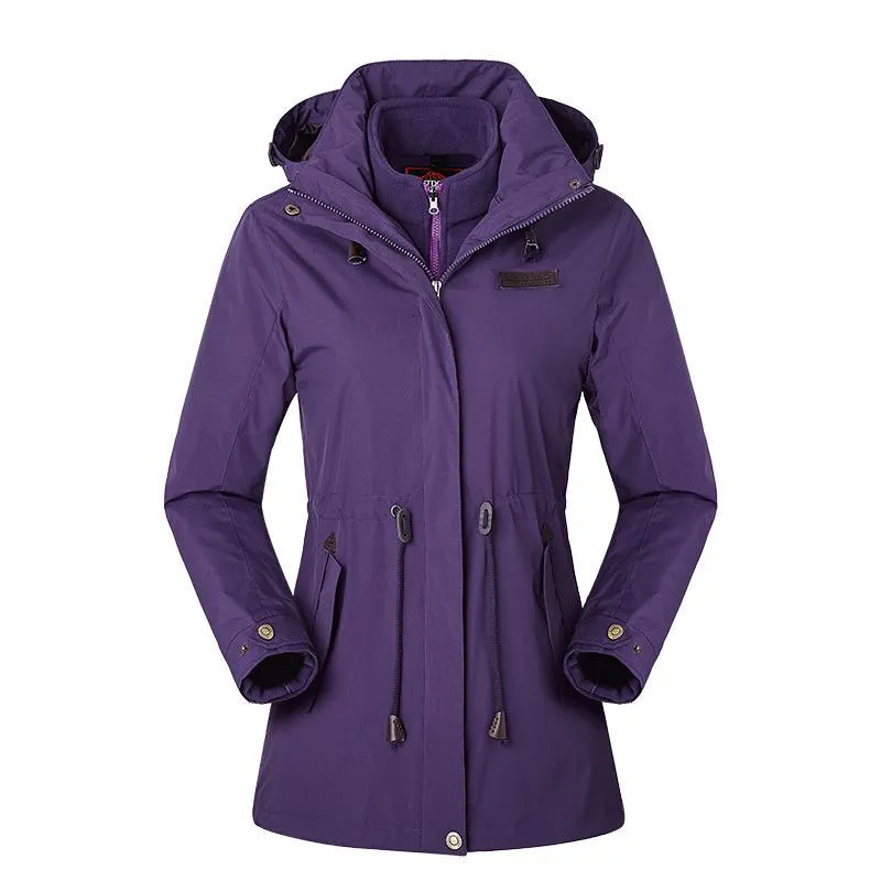 Multi-color Optional Medium And Long Jackets Outdoor Fashion Can Be Waist Warm