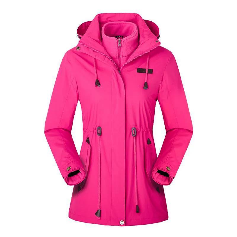 Multi-color Optional Medium And Long Jackets Outdoor Fashion Can Be Waist Warm