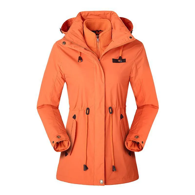 Multi-color Optional Medium And Long Jackets Outdoor Fashion Can Be Waist Warm