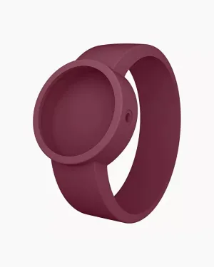 O clock silicone strap medium purple