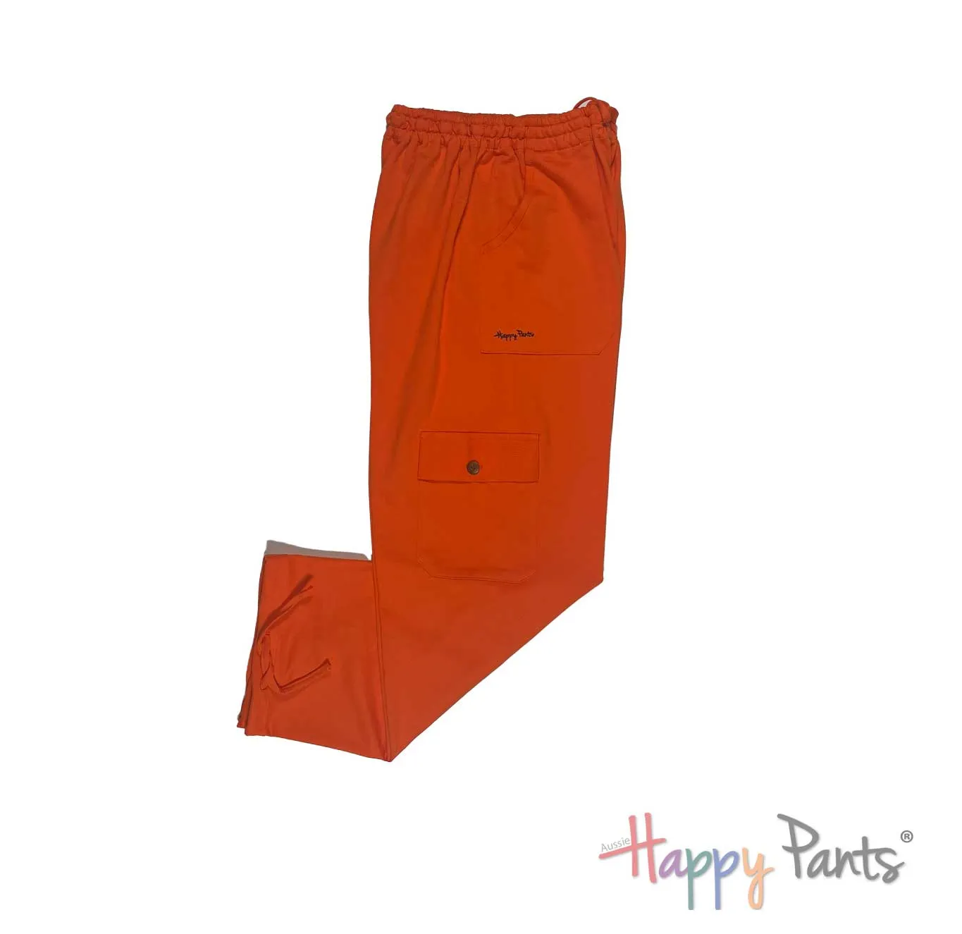 Orange Happy Pants for Men