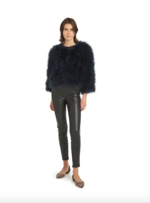 Patty Kim Bianca Feather Coat