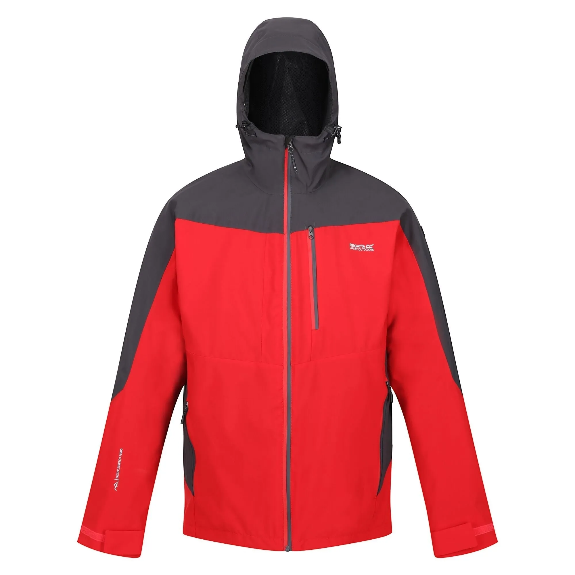 Regatta Men's Wentwood VIII 3-In-1 Waterproof Jacket Danger Red