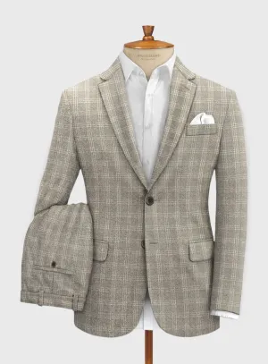 Sartori Baltasar Brown Check Soft Tweed Suit