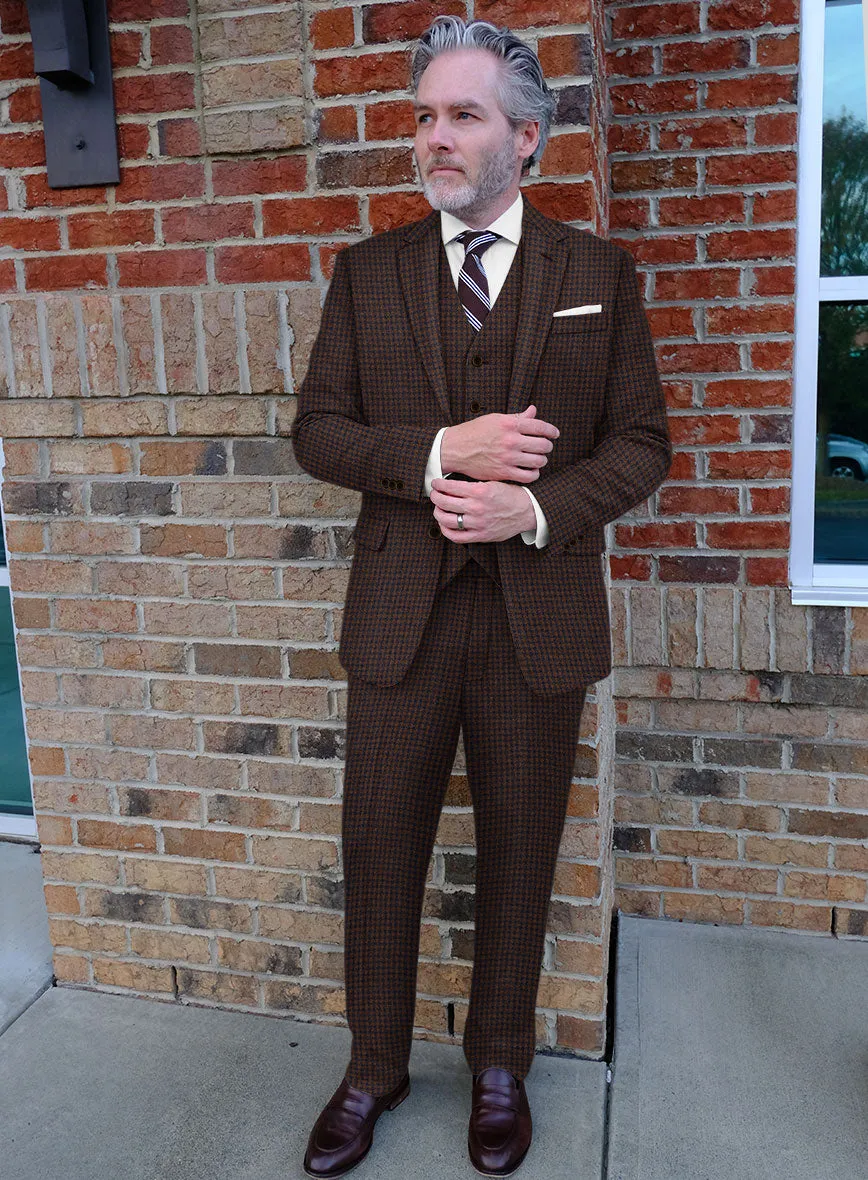 Sartori Petronila Brown Check Soft Tweed Suit