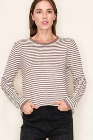 Sasha Striped Crewneck Sweater