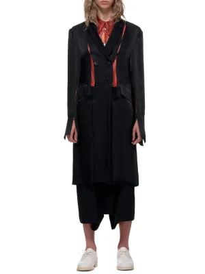 Satin Duster Coat (2001-1138-138-099-BLACK)