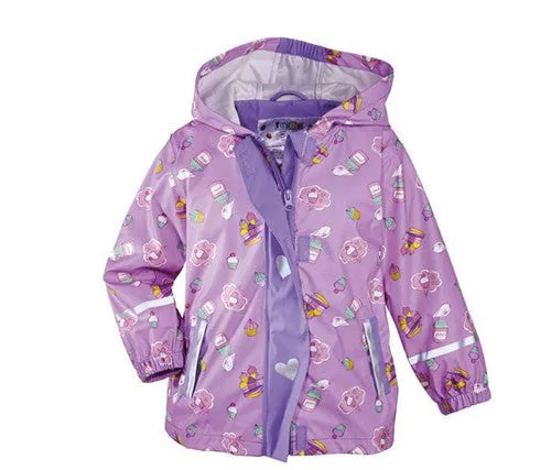 Spring & Autumn Raincoats for Girls. Waterproof Windproof Breathable - Free Shipping to N.A.