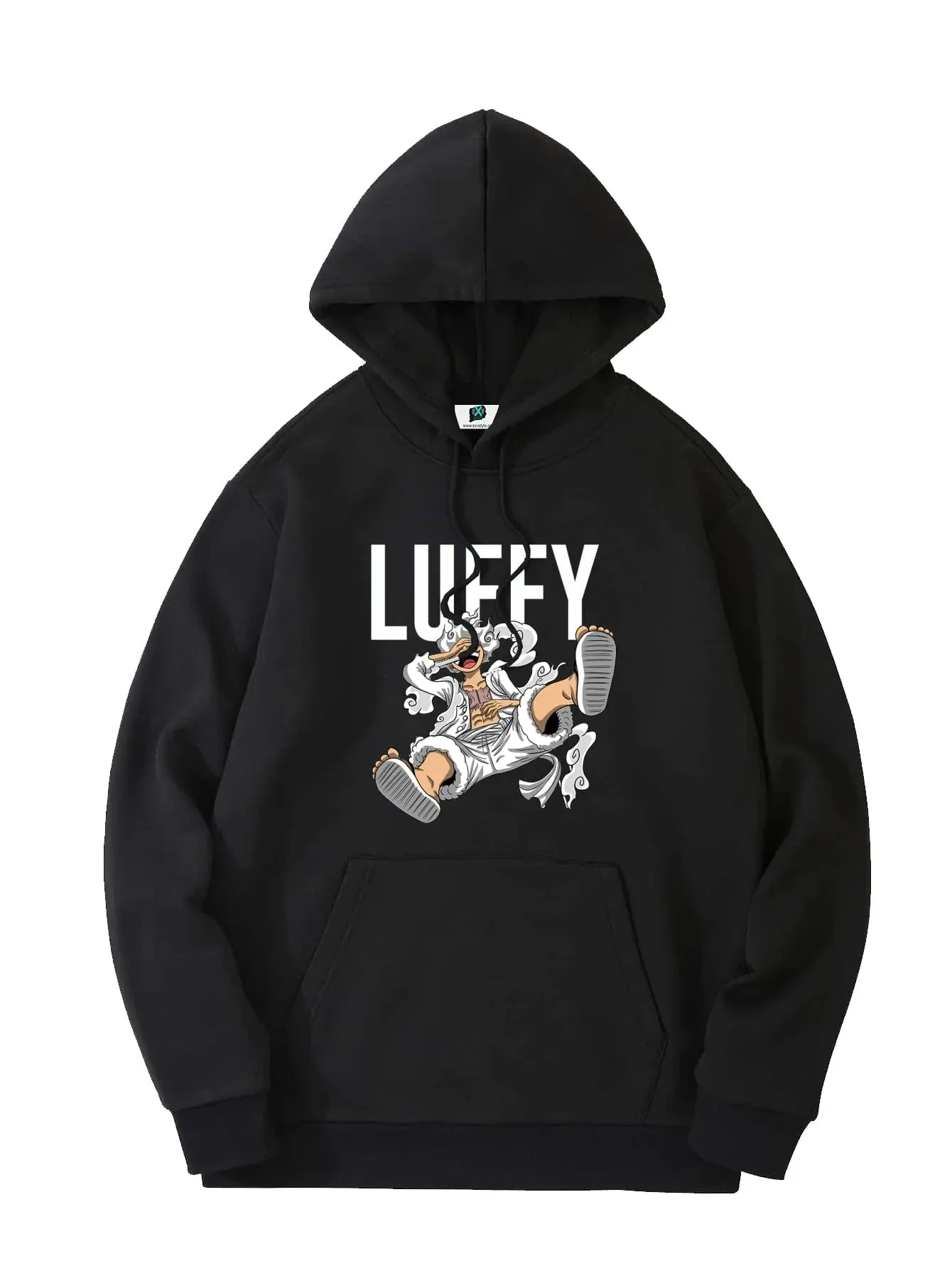 SXV  'LUFFY’ Printed Cool Aesthetic Sweatshirt Hoodie